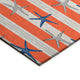 Indoor/Outdoor Seabreeze SZ12 Salmon Machine Washable 9' x 12' Rug