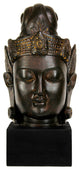 16" Cambodian Buddha Head Statue