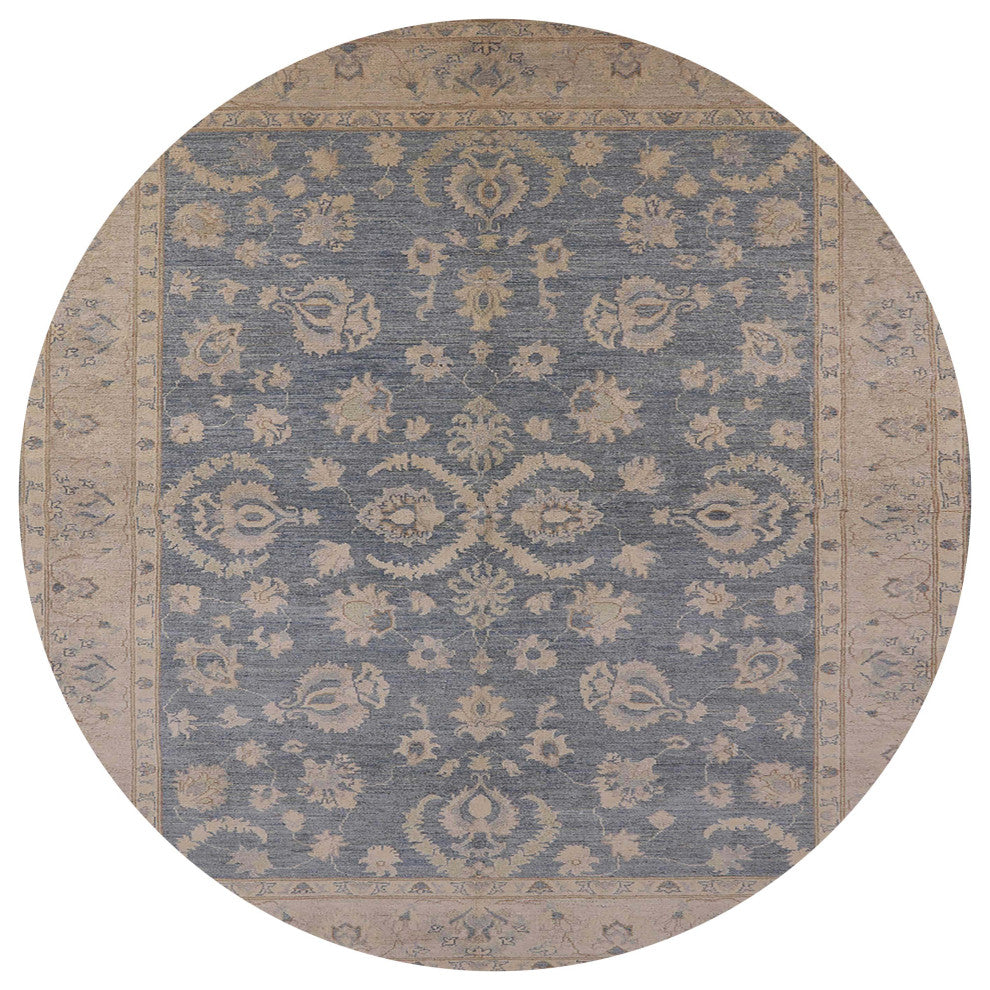 Ahgly Company Indoor Round Mid-Century Modern Area Rugs, 4' Round