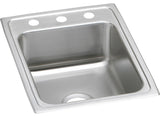 LRAD172255OS4 Lustertone Classic Stainless Steel 17" x 22" Drop-in ADA Sink