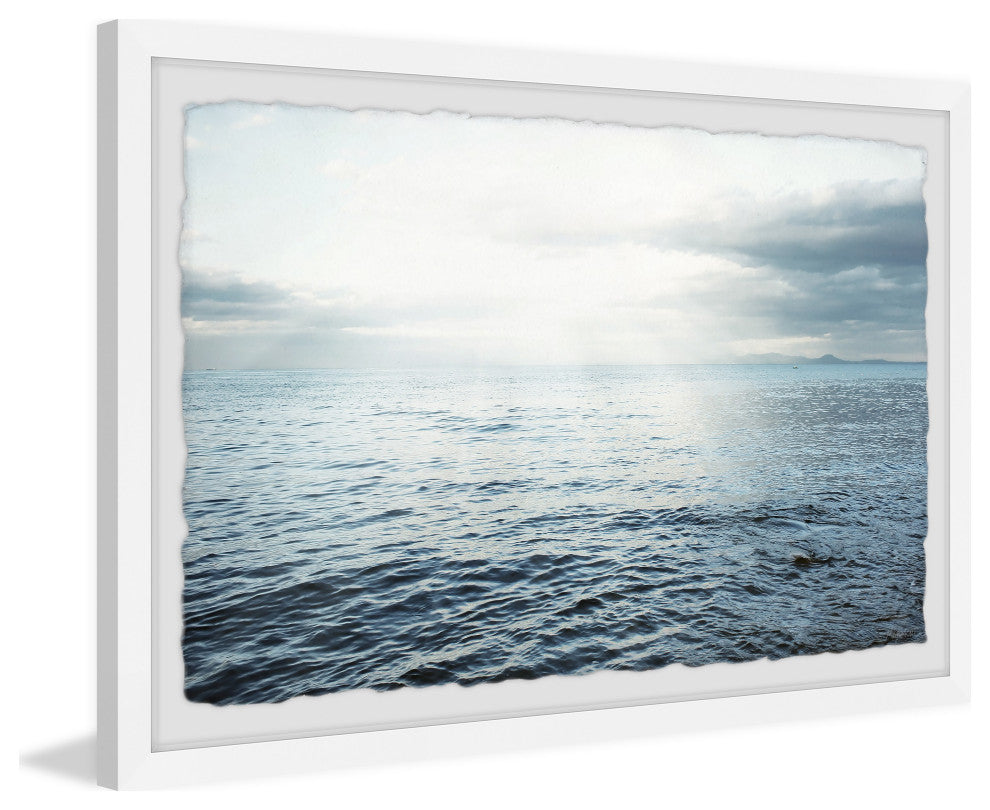 "Deep as the Ocean" Framed Painting Print, 30x20