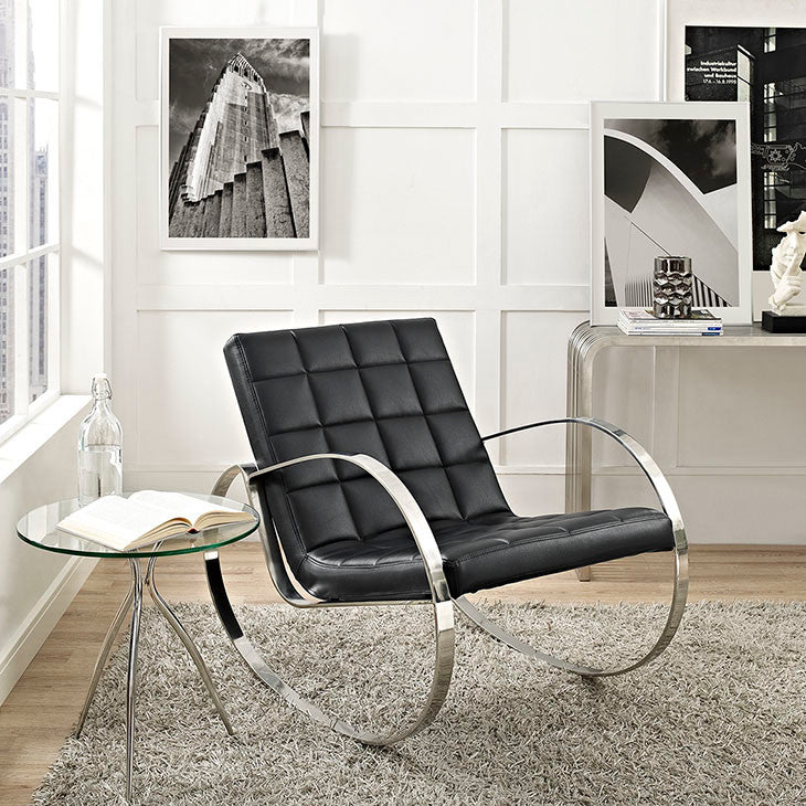 Gravitas Lounge Chair, Black