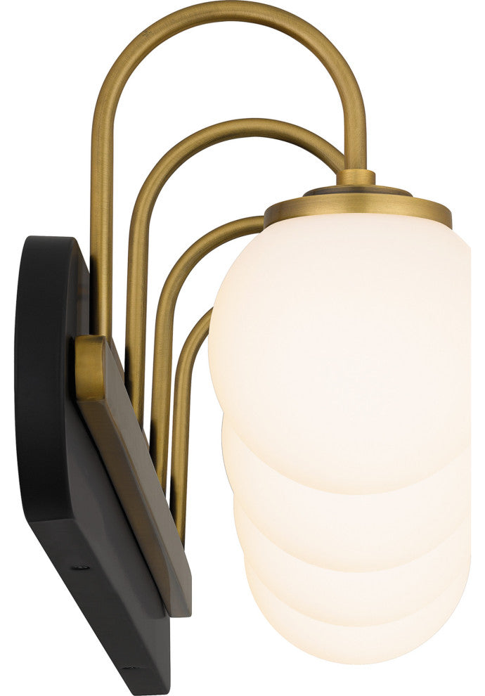 Quoizel DES8631 Desmond 4 Light 30"W Vanity Light - Matte Black