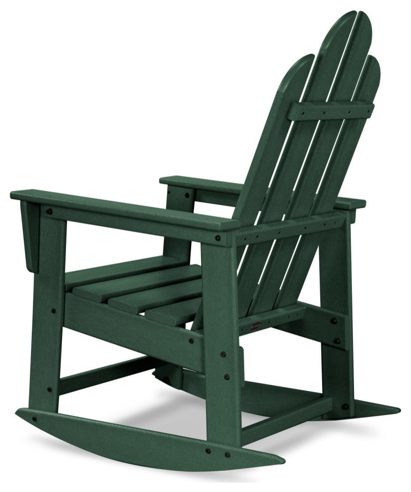 Polywood Long Island Rocking Chair, Green