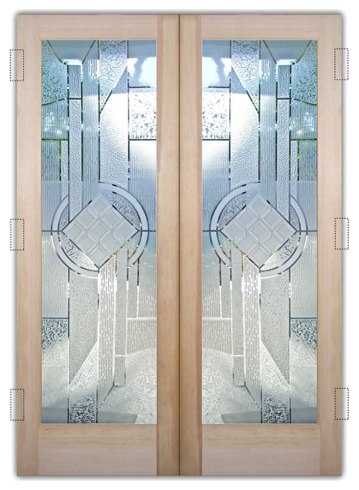 Interior Prehung Door or Interior Slab Door - Matrix Chardonnay - Douglas...