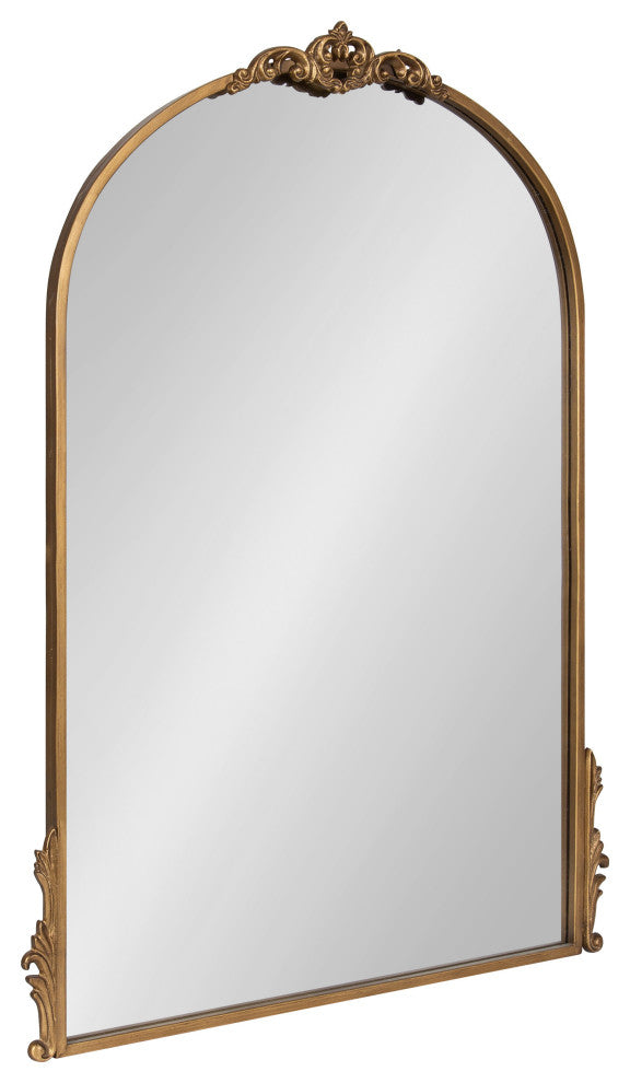 Myrcelle Decorative Framed Wall Mirror, Gold 25x33
