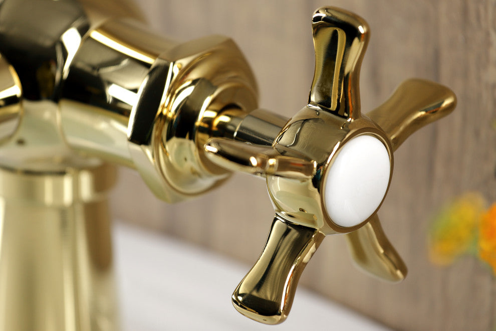 Kingston Brass KSD3542NX Single-Handle Bathroom Faucet, Push Pop-Up