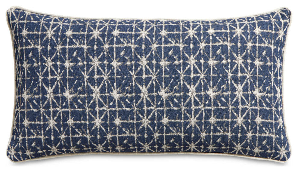 Blue My Mind Foster 13"x24" Oblong Pillow, Set of 2, Navy