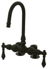 Kingston Brass 3-3/8" Deck Mount Tub Faucet, Oil Rubbed Bronze