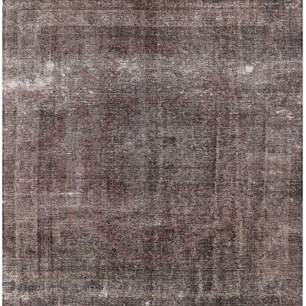 Ahgly Company Indoor Square Mid-Century Modern Area Rugs, 7' Square