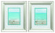 11" X 13" Brushed Silver Frame Sunday At The Shore (Set Of 2)