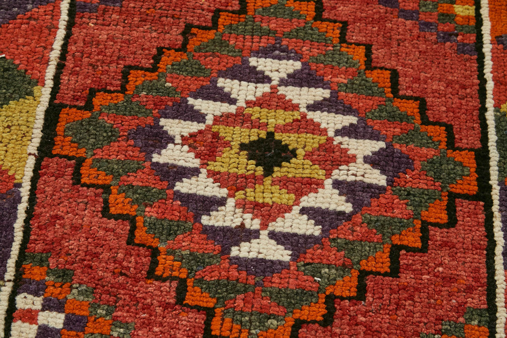 Rug N Carpet - Hand-knotted Turkish 2' 10" x 11' 7" Vintage Runner Rug