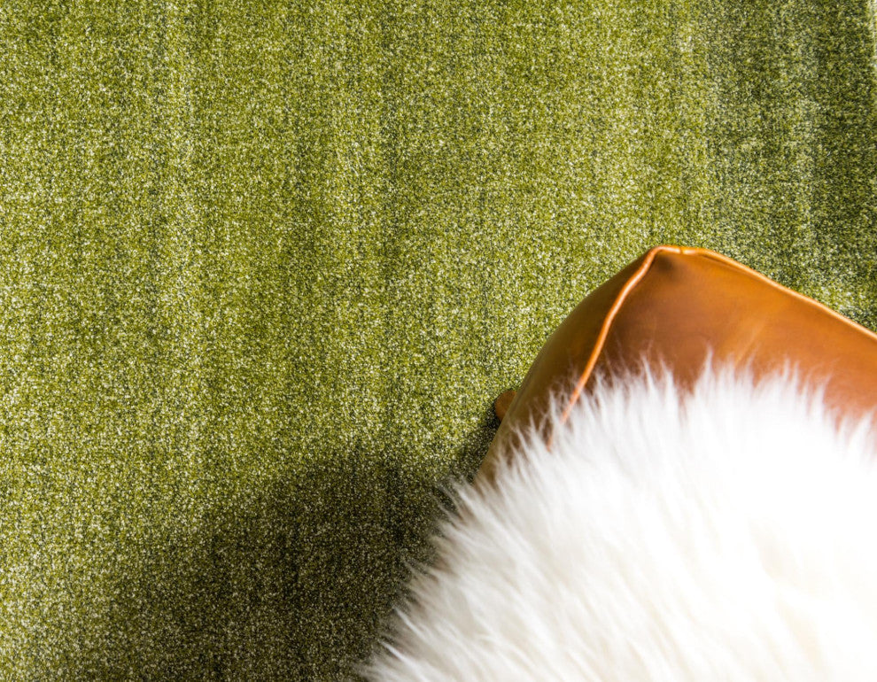 Rug Unique Loom Del Mar Green Runner 2' 7 x 10' 0
