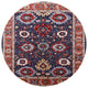 Ahgly Company Indoor Round Mid-Century Modern Area Rugs, 6' Round