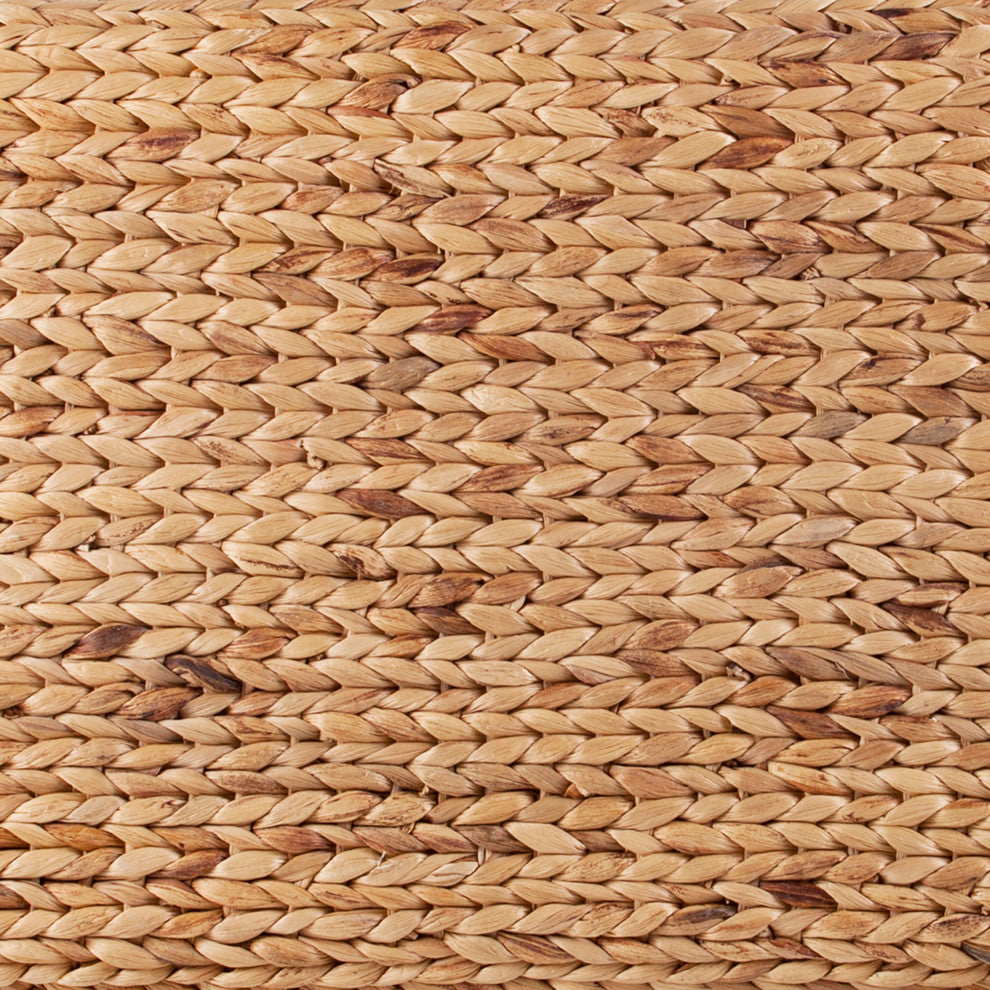 Acors White Woven Coffee Table Bench