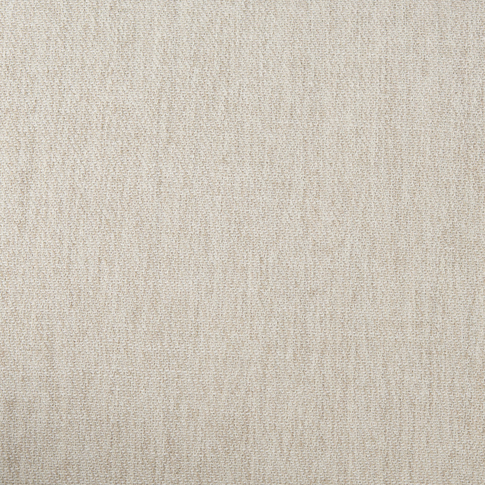 Ashton Beige Twill Fabric w/ Black Solid Wood Accent Chair