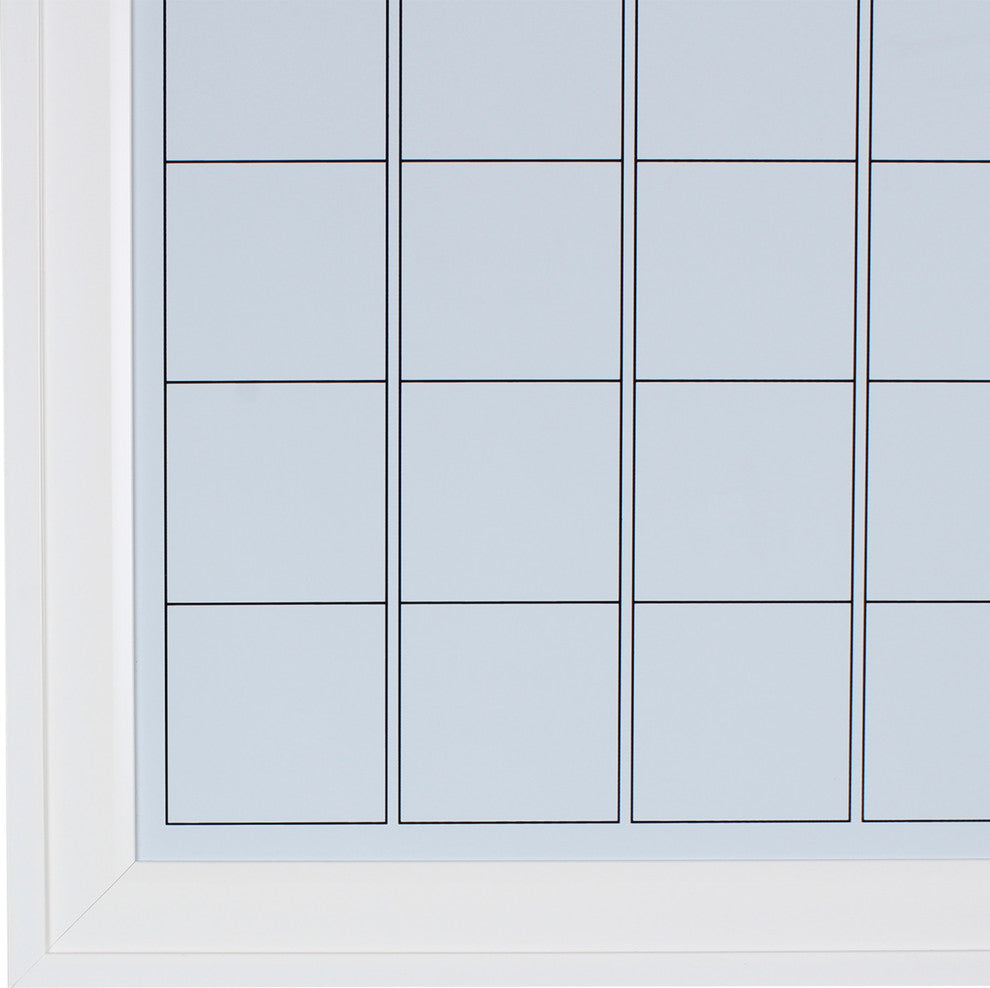Bosc Framed Magnetic Dry Erase Calendar Wall Organization Board