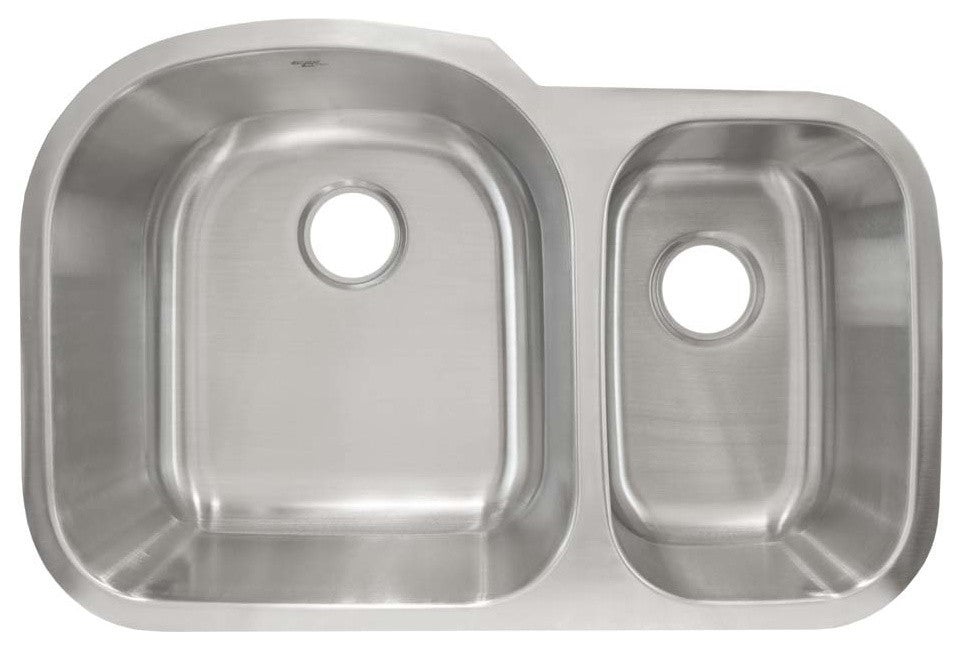 Undermount Stainless Steel Double Basin Kitchen Sink L201R