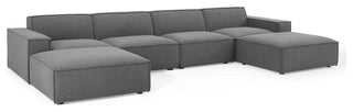 Restore 6-Piece Sectional Sofa - Charcoal