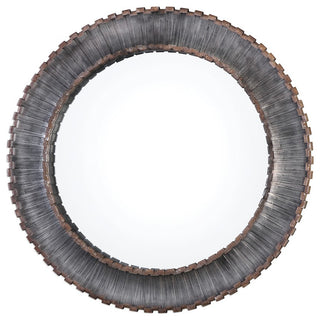 Uttermost Tanaina Silver Round Mirror, 9175