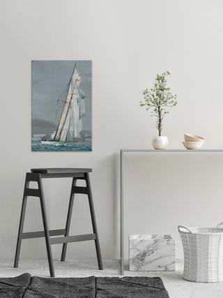 "White Sail" Painting Print on Wrapped Canvas, 24"x36"