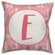 Monogram Lllama Pattern - E 16x16 Spun Poly Pillow