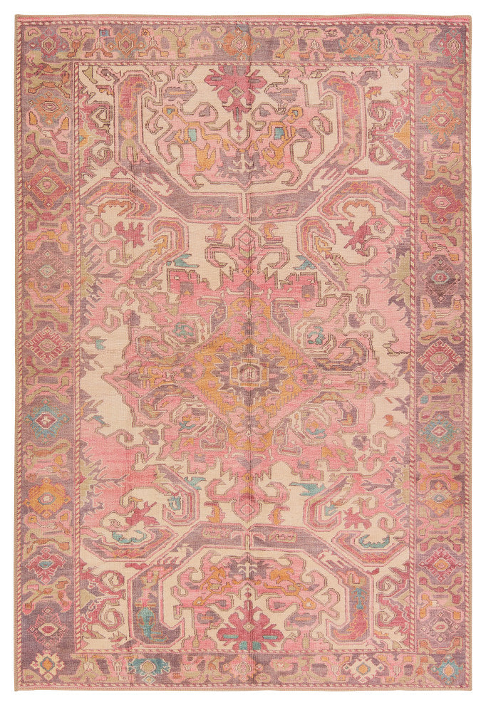 Vibe by Jaipur Living Elanor Medallion Pink/Purple Area Rug 9'X12'