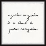 "Justice Everywhere" Framed Painting Print, 24x24