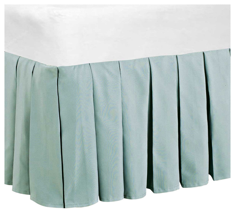 Classic 14" Dust Ruffle Bed Skirts, Light Gray, 78" X 80"