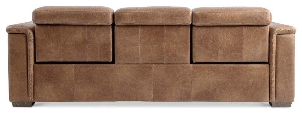 Bernhardt Lioni Leather Power Motion Sofa