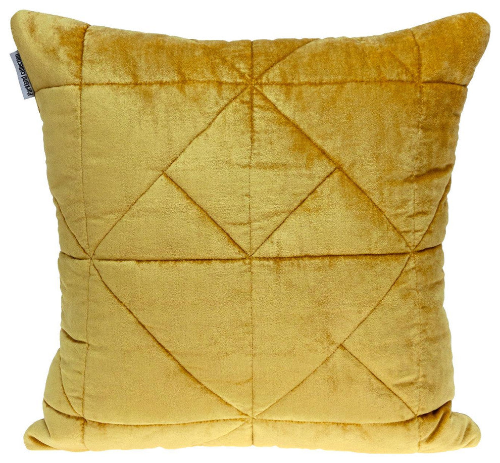 Parkland Collection Zoe Yellow Throw Pillow