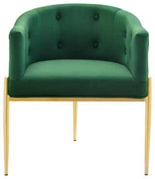 Savour Tufted Performance Velvet Accent Chairs - Set of 2-Emerald