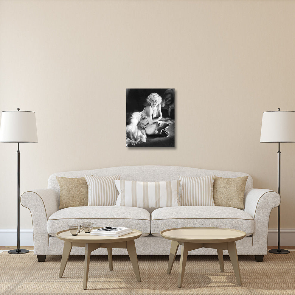 "Jean Harlow" Stretched Canvas Giclee by Hollywood Photo Archive, 25x30"