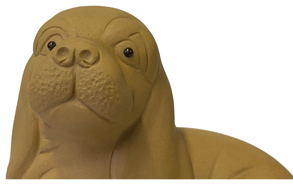 Oriental Puppy Dog Small Ceramic Animal Figure Display Art Hws2378