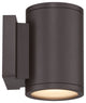 WAC Lighting Tube LED Outdoor Up and Down Wall Light, Bronze