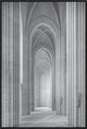 "Grundtvigs Kirke" Framed Canvas Giclee by Martin Fleckenstein, 21x31"