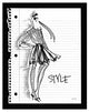 "Doodle Style" Digital Paper Print by Anne Tavoletti, 22"x26"