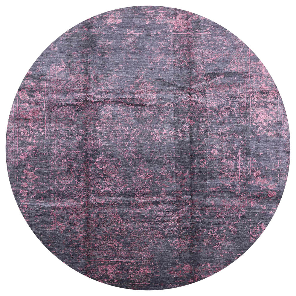 Ahgly Company Indoor Round Mid-Century Modern Area Rugs, 3' Round