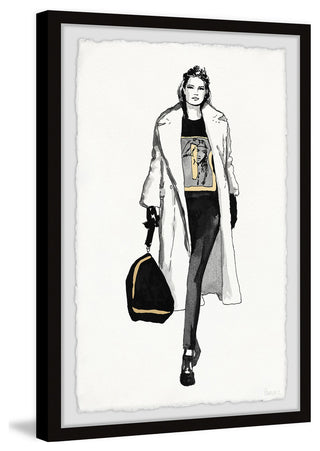 "White Coat" Framed Painting Print, 30"x45"