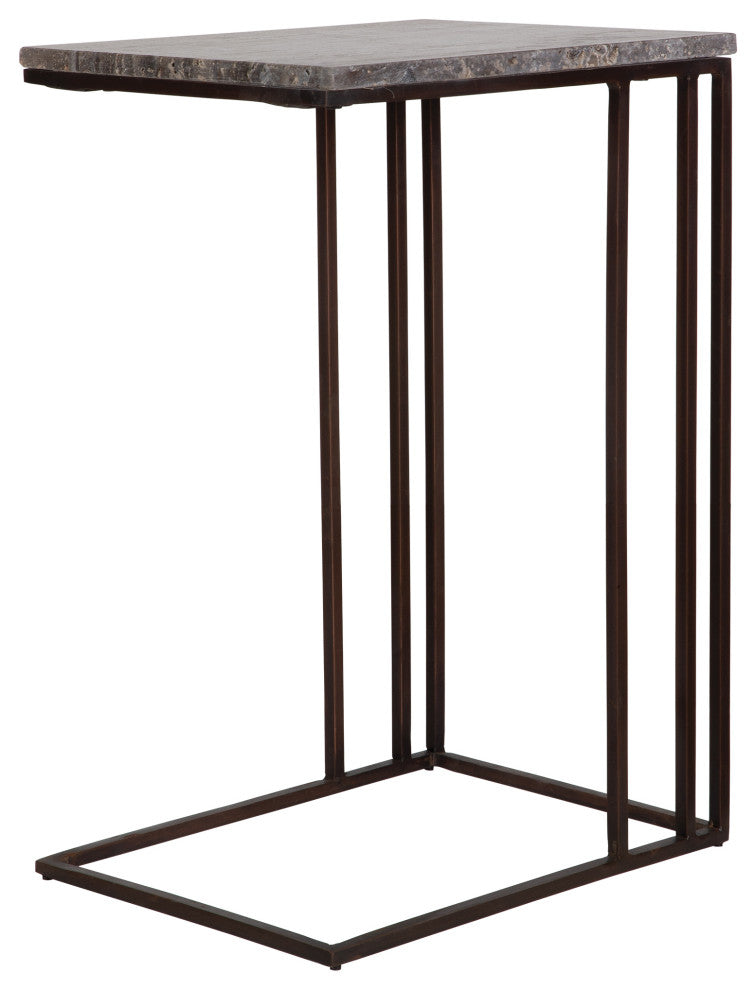 Uttermost Theodore Travertine Accent Table