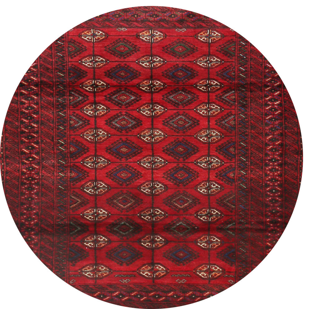 Ahgly Company Indoor Round Traditional Area Rugs, 3' Round