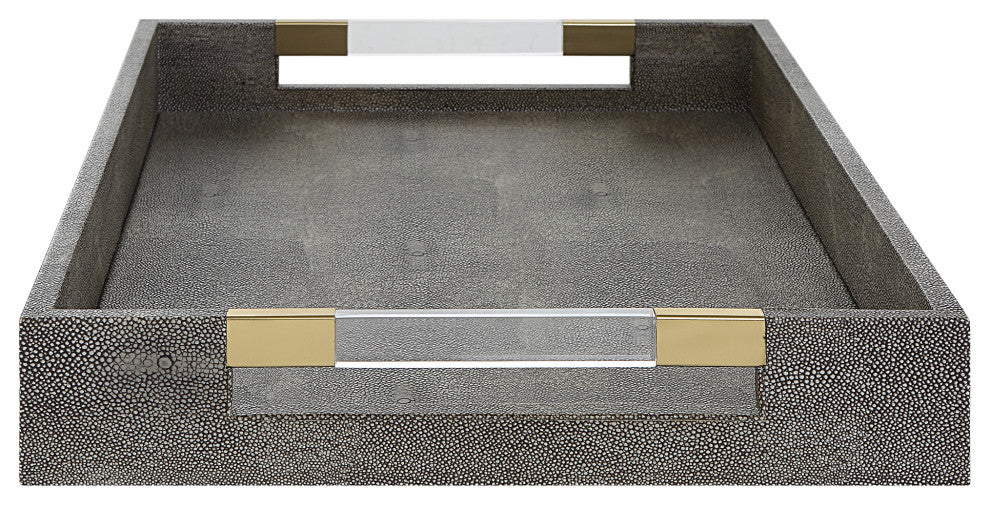 Uttermost Wessex Gray Tray