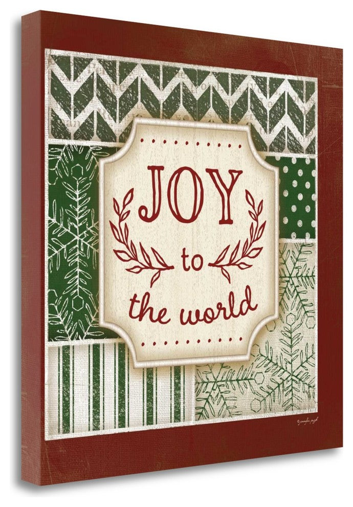 "Joy To The World" By Jennifer Pugh, Giclee Print on Gallery Wrap Canvas