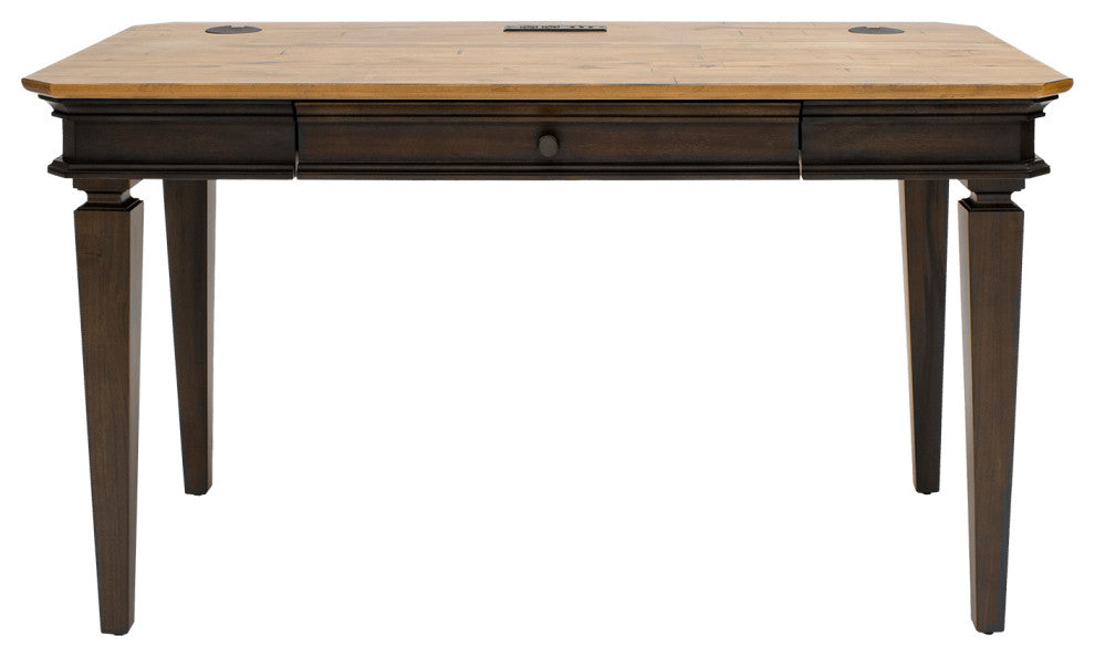 Executive Writing Desk, Writing Table, Office Desk, Brown