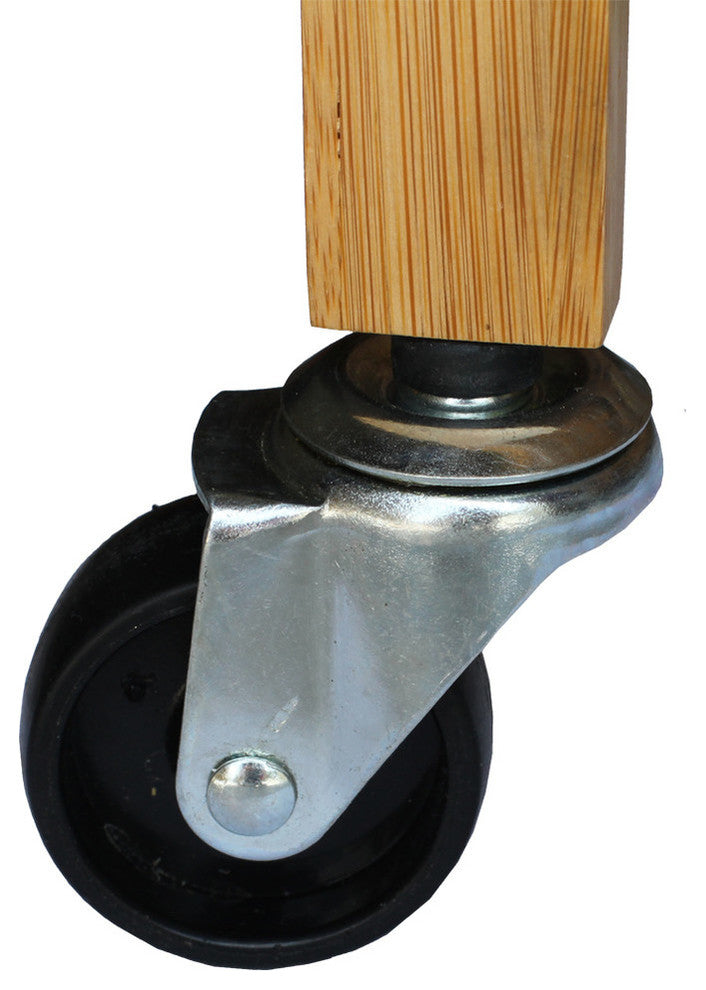 Oceanstar Bamboo Kitchen Trolley