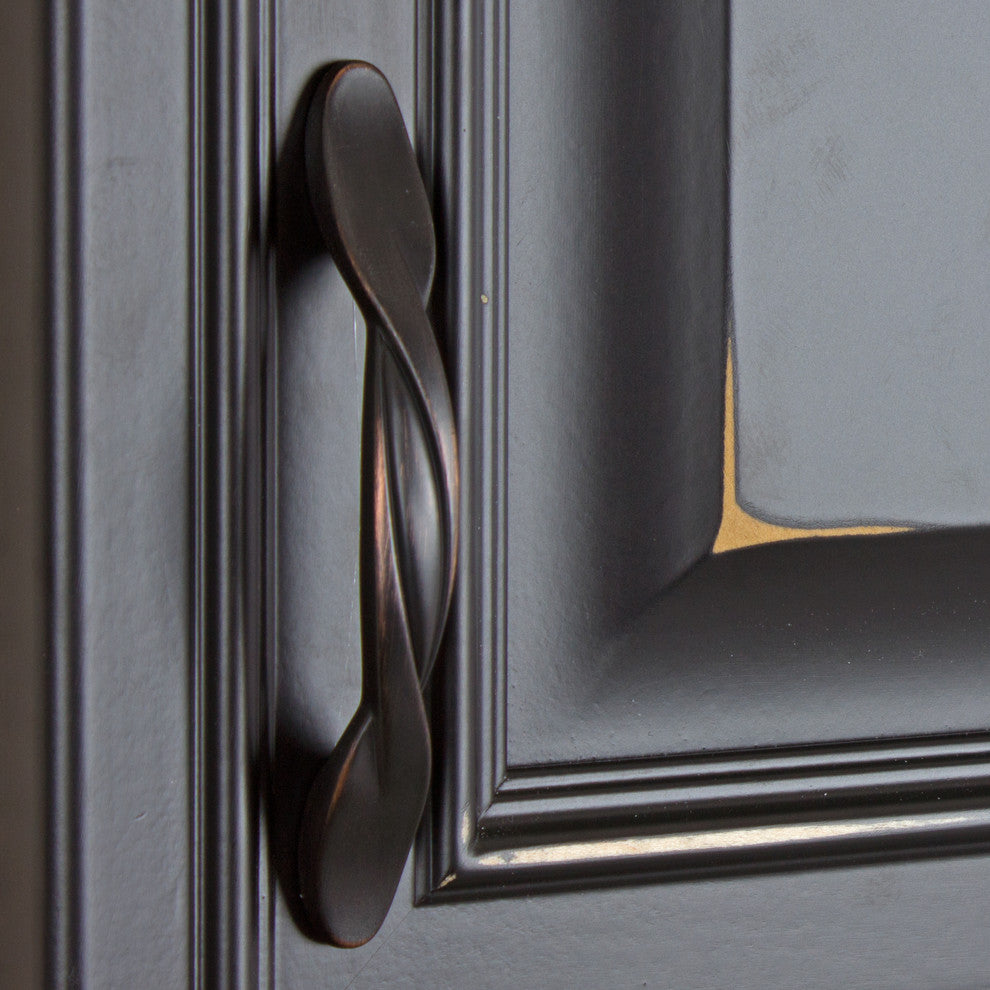 3" Center Twist Pull, Set of 20, Oil Rubbed Bronze