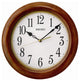 Seiko Clocks, 12" Round Wood Wall Clock