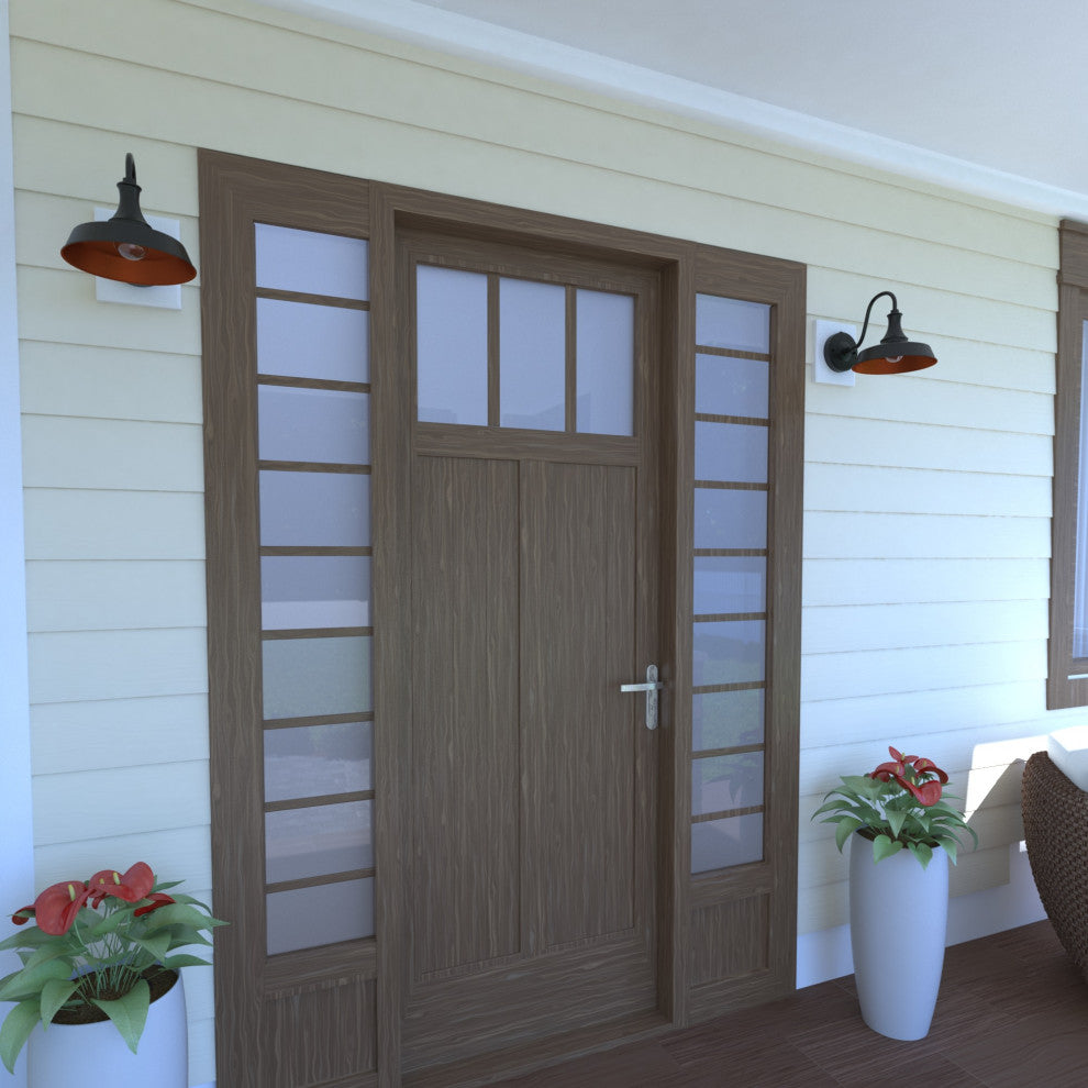 Vaxcel Lighting T0367 Dorado 1 Light 9" Tall Outdoor Wall Sconce - Red with