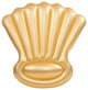 Inflatable Gold Colored Shell Shaped 1-Person Swimming Pool Float 63-Inch
