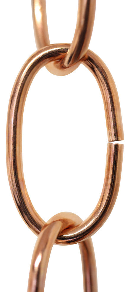 RCH Hardware Steel Standard Link Chandelier Chain, Various Finishes, Copper, U38